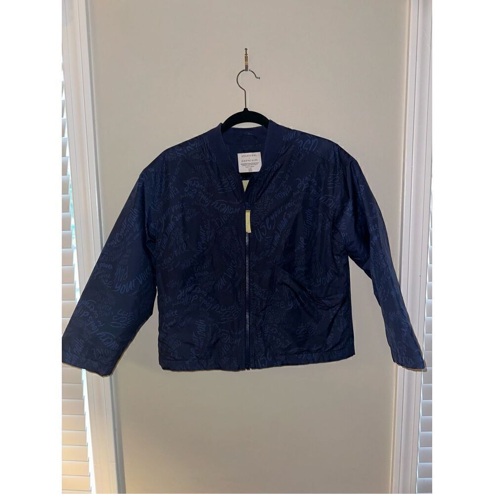 Athleta Girls x Simone Biles SB Convertible Jacket "Use Your Voice" Large 12